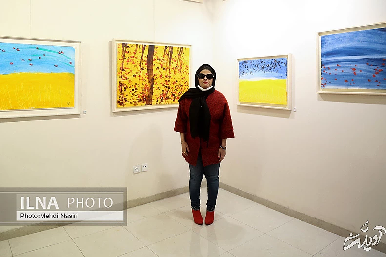 (تصاویر) نمایشگاه نقاشی مریم حیدرزاده